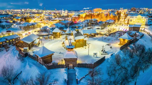 Ямал / Чудеса Арктического Дубая. Обдорский острог, Салехард Фото: Павел Филатов